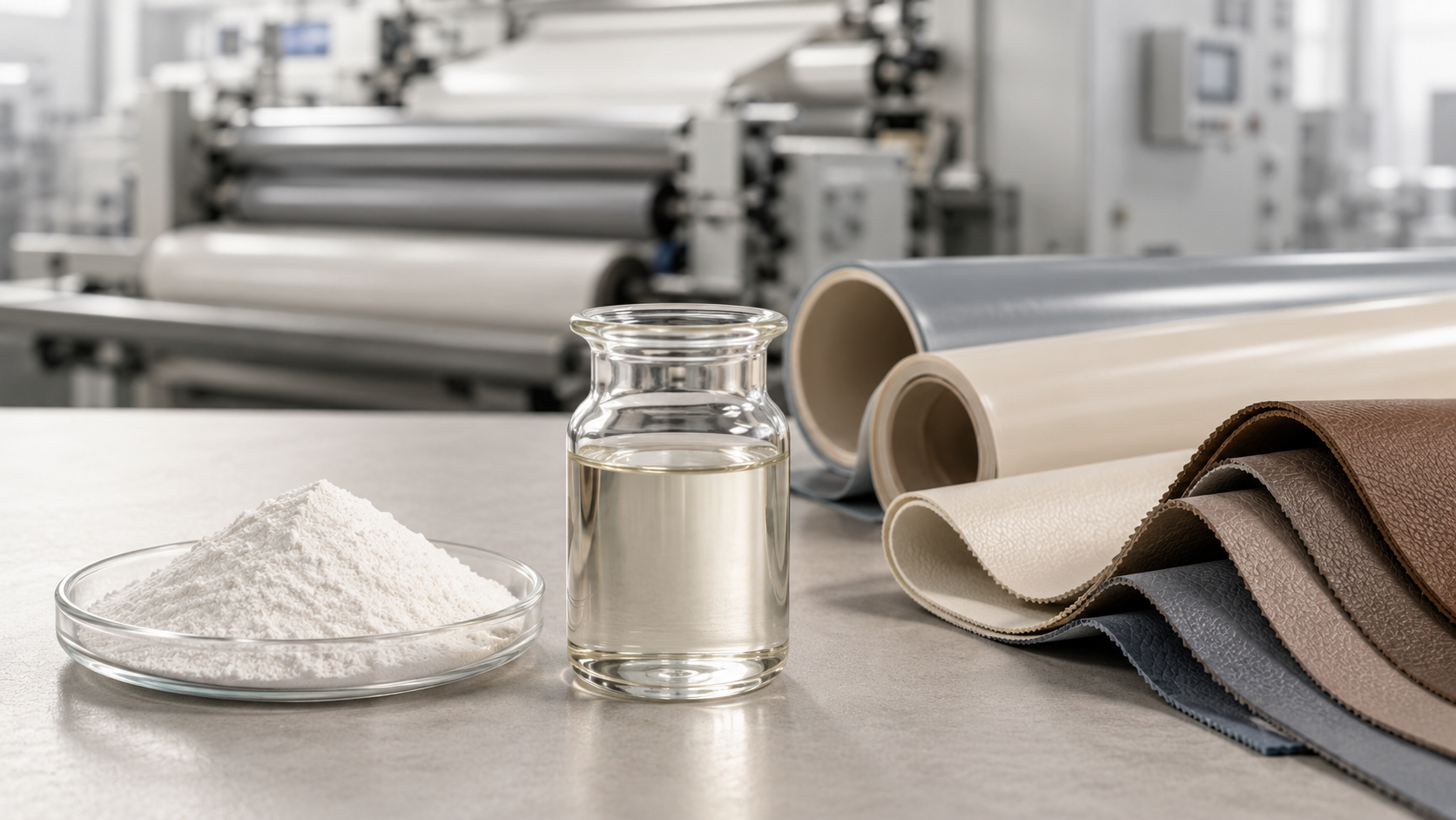 Liquid vs Powder Calcium-Zinc Stabilizer for Calendered PVC Film and Artificial Leather