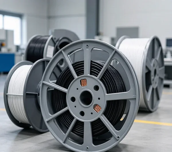 Flexible flame retardant PVC insulated cable samples