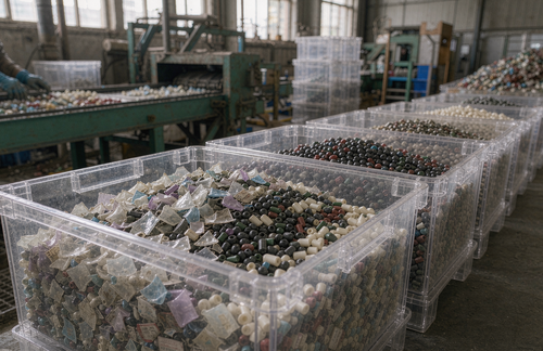Specialty additive support for recycled and flame-retardant PVC